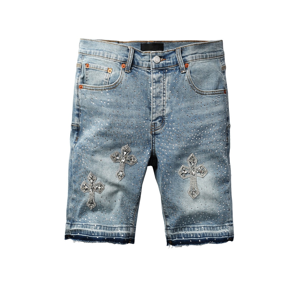 PURPLE Shorts Crystals 5098