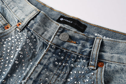 PURPLE Shorts Crystals 5097