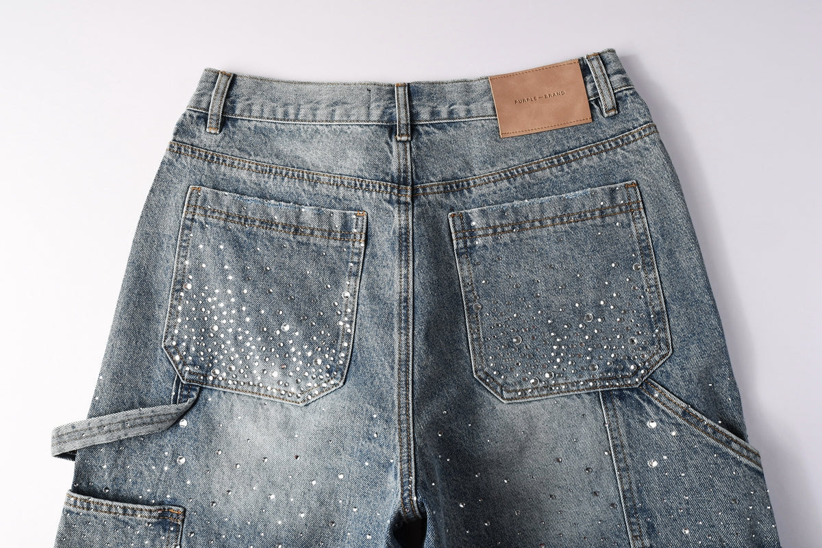 PURPLE Shorts Crystals 5097