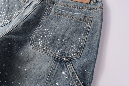 PURPLE Shorts Crystals 5097