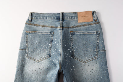 PURPLE Shorts Crystals 5098