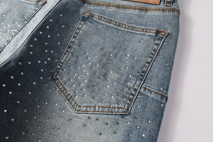PURPLE Shorts Crystals 5098